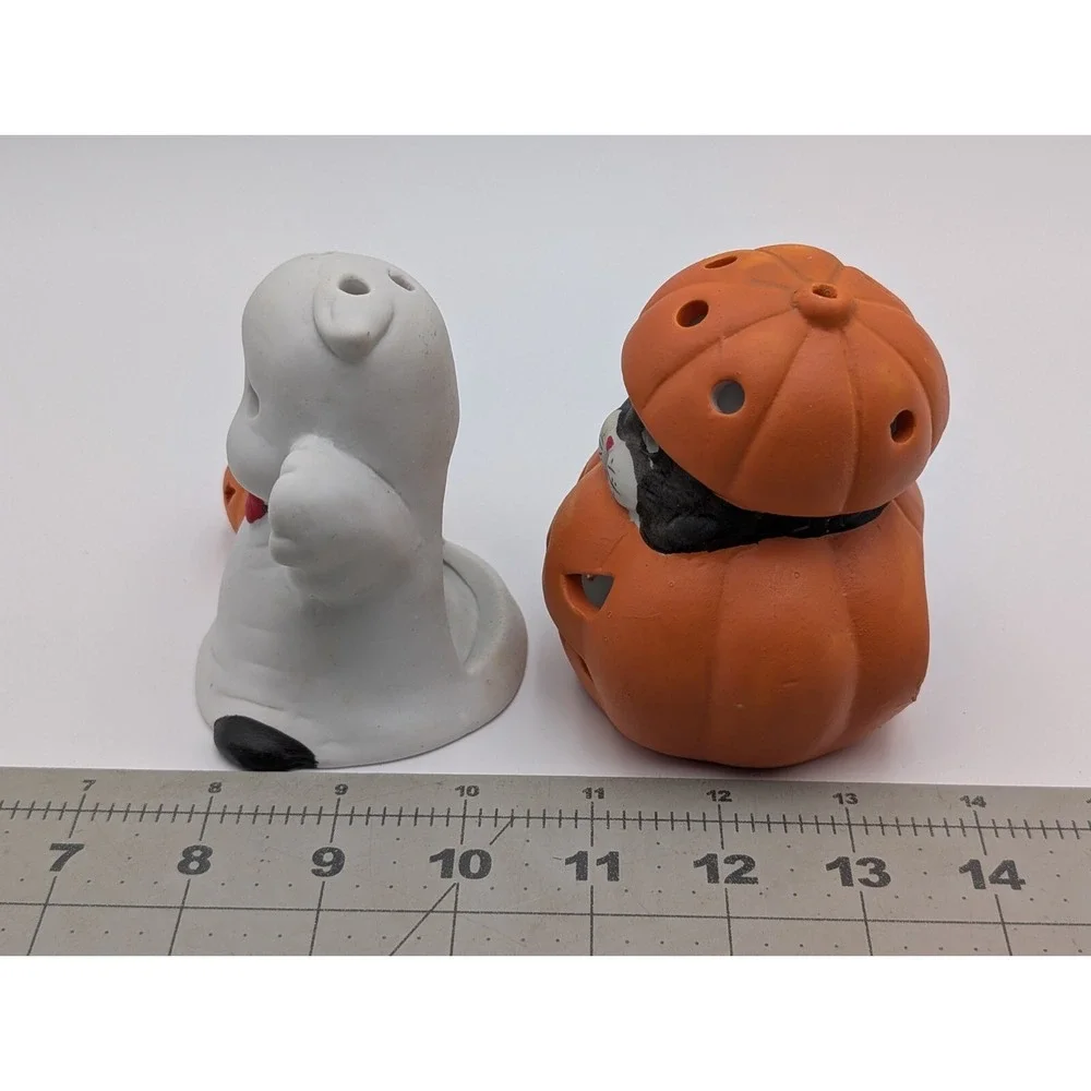 Halloween Tea Light Holder Ghost Cat Pumpkin 4 Inch‎
